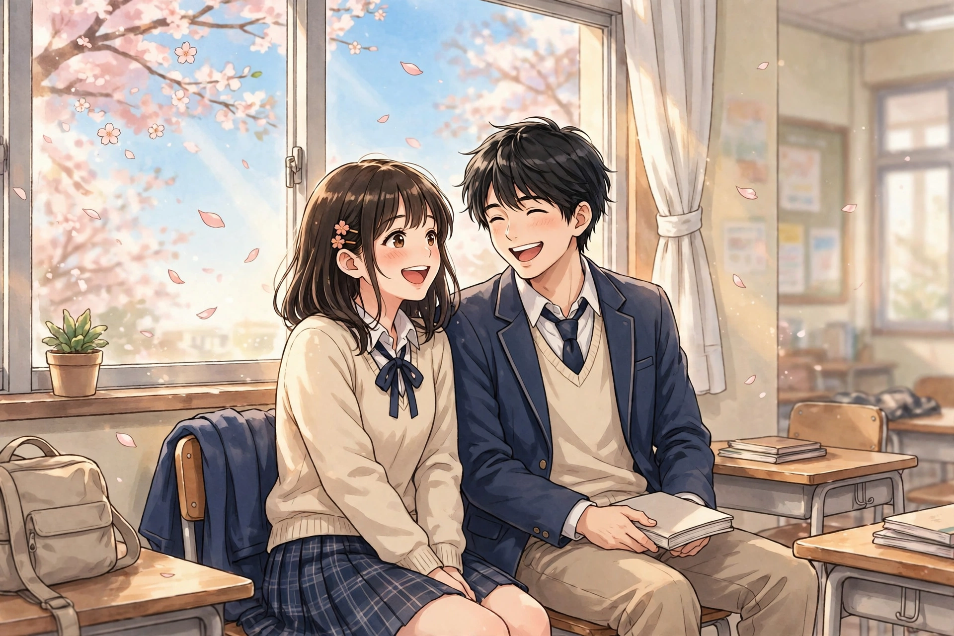 Cosplay manga illustration