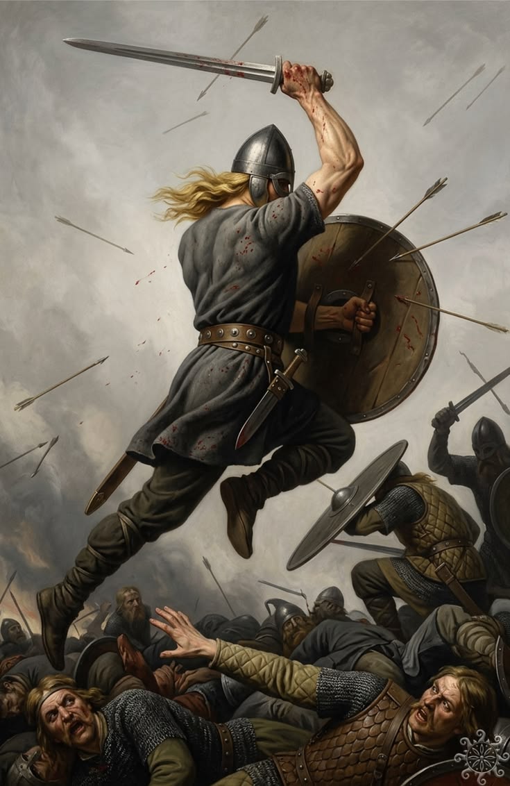 Epic Viking warrior artwork evoking the world of the Vinland Saga manga